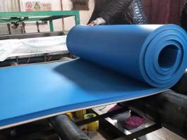 藍(lán)色橡塑保溫板 